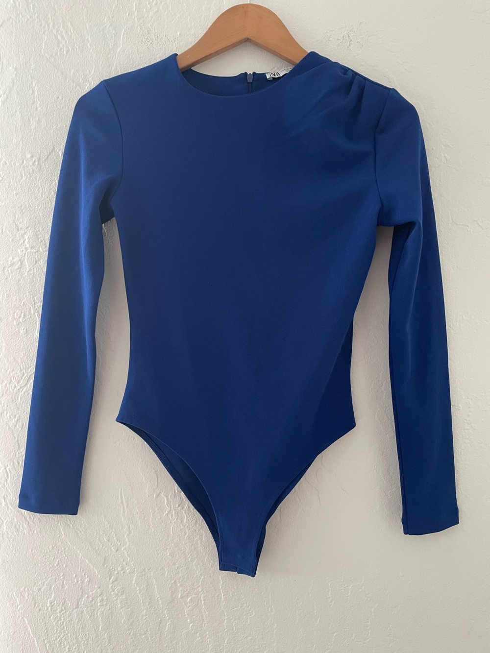 Zara Gathered Shoulder Bodysuit